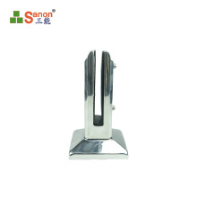 Stainless steel Simple and beautiful 304 glass fittings clamp stainless steel spigot